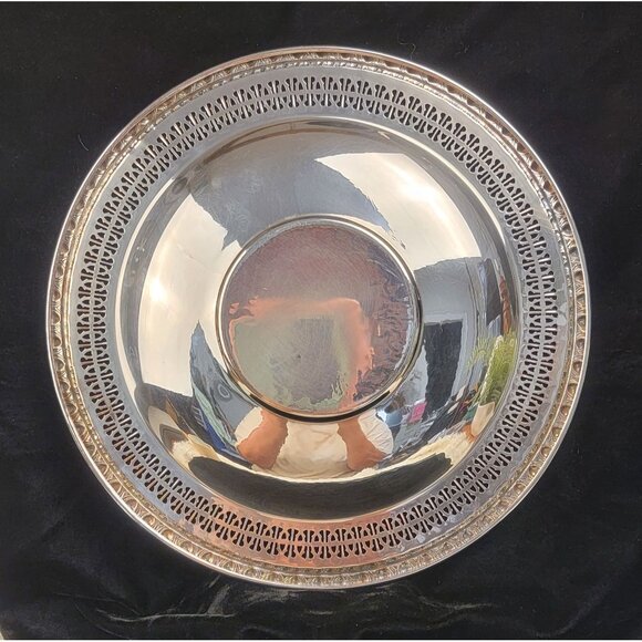Vintage International Silver Company silver plated tray - Picture 3 of 12